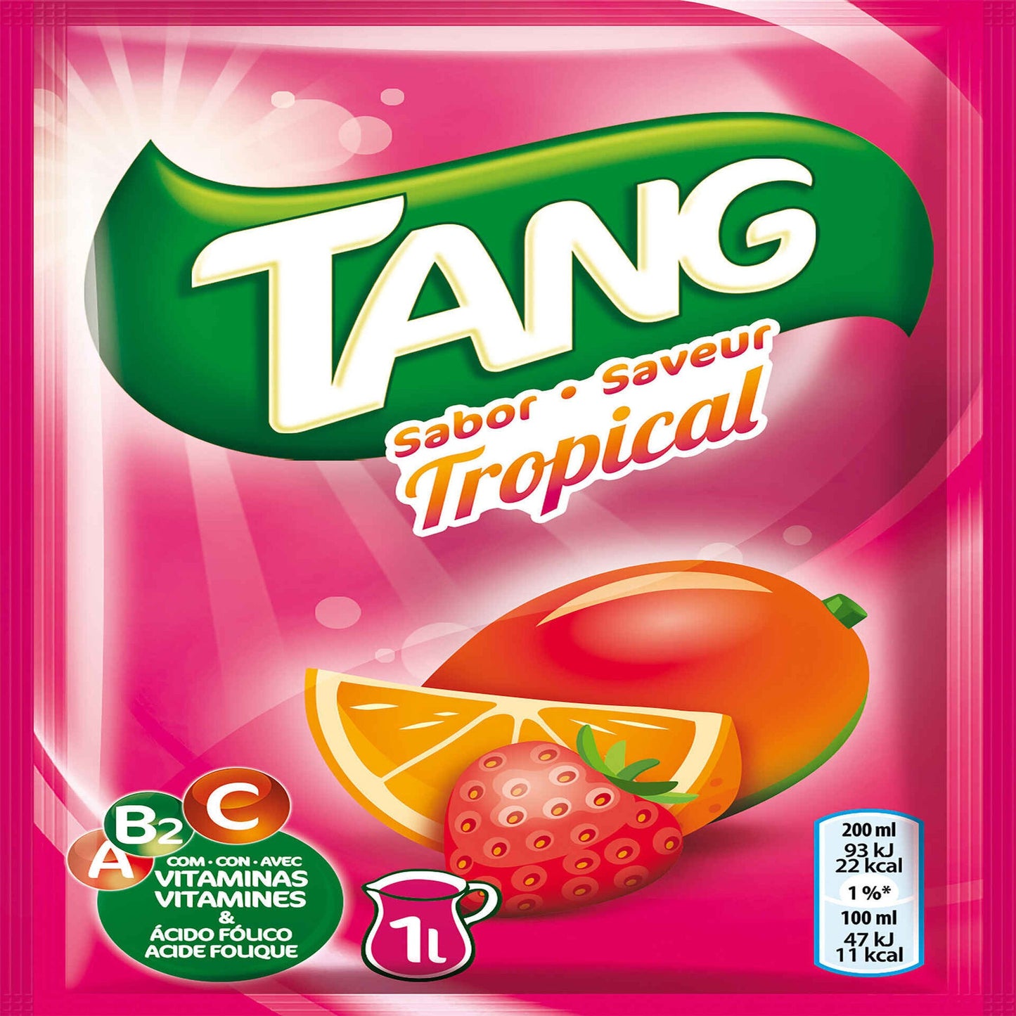 Tang Tropical Powdered Drink Mix 30g instant fruit drink powder sachet