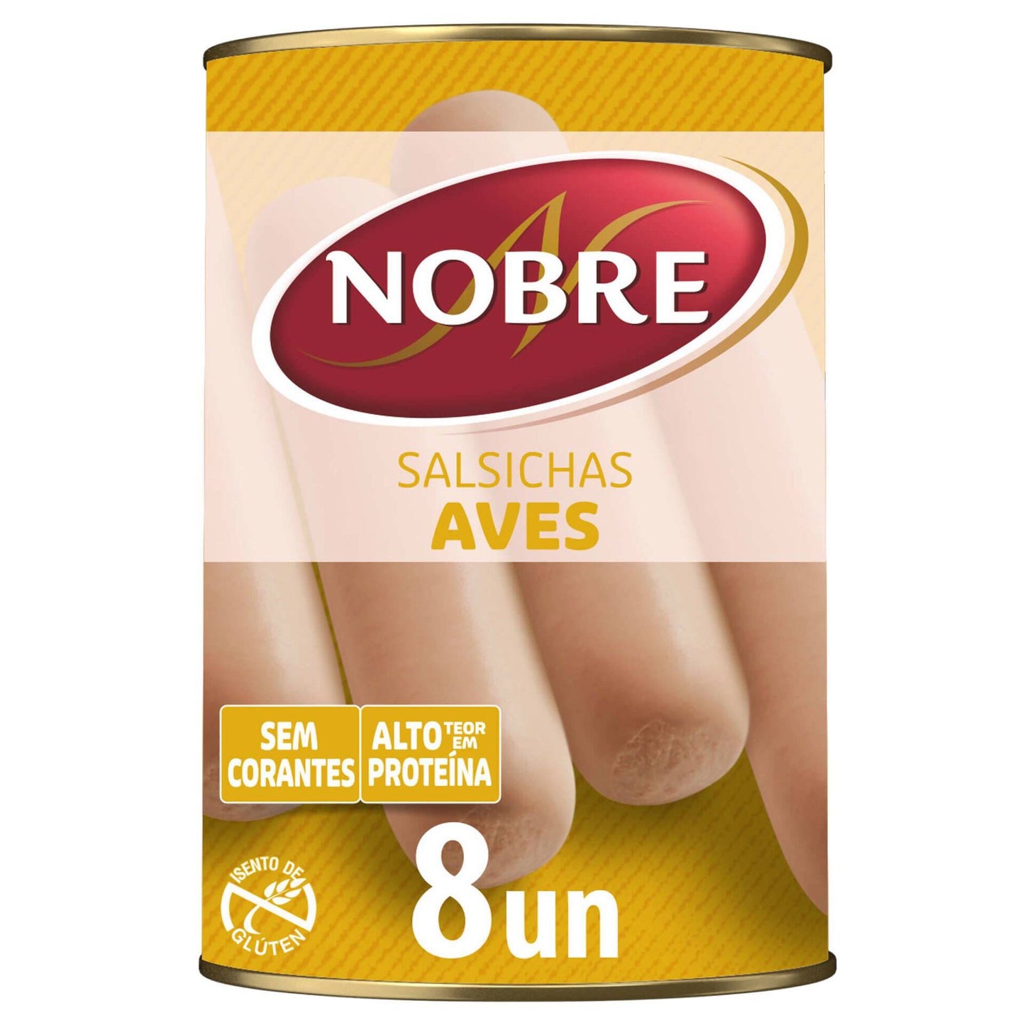 chicken sausages 8 pack 350g canned poultry sausages tin nobre