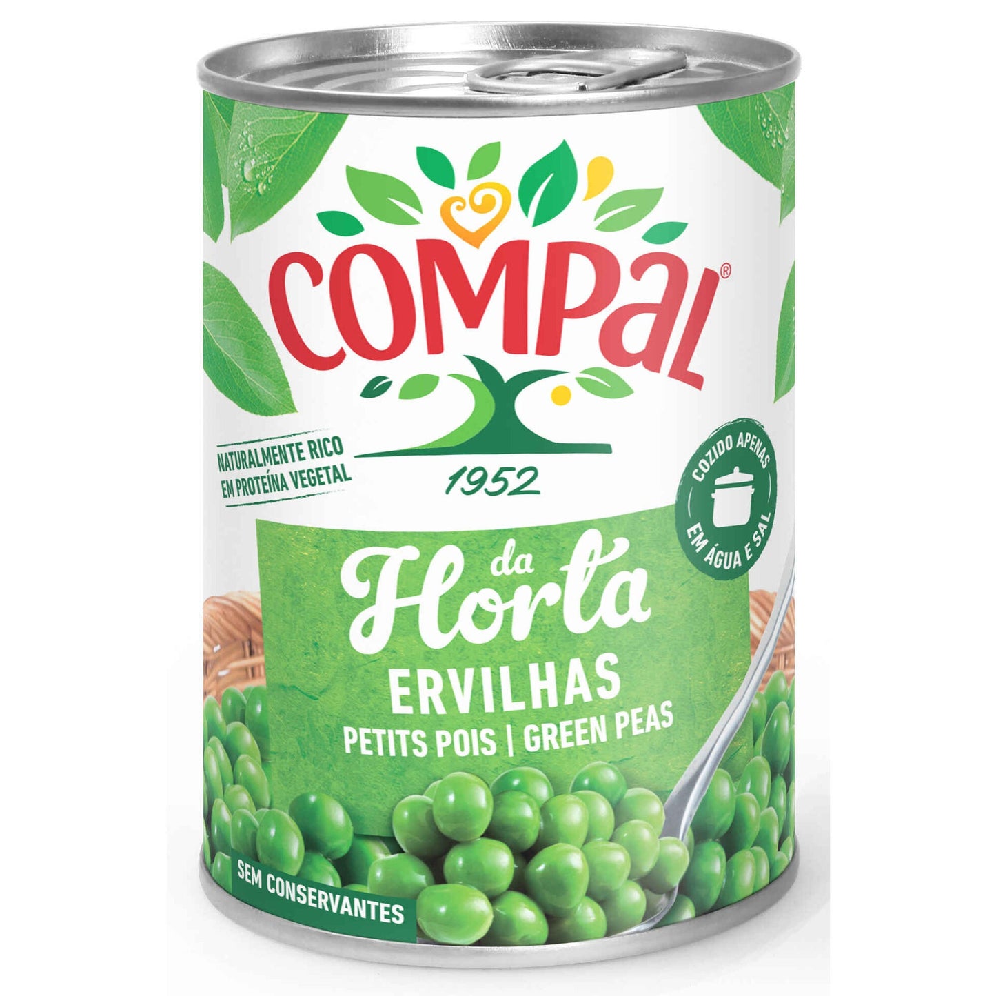compal da horta garden peas 410g one of your 5 a day gluten free canned peas british family meals