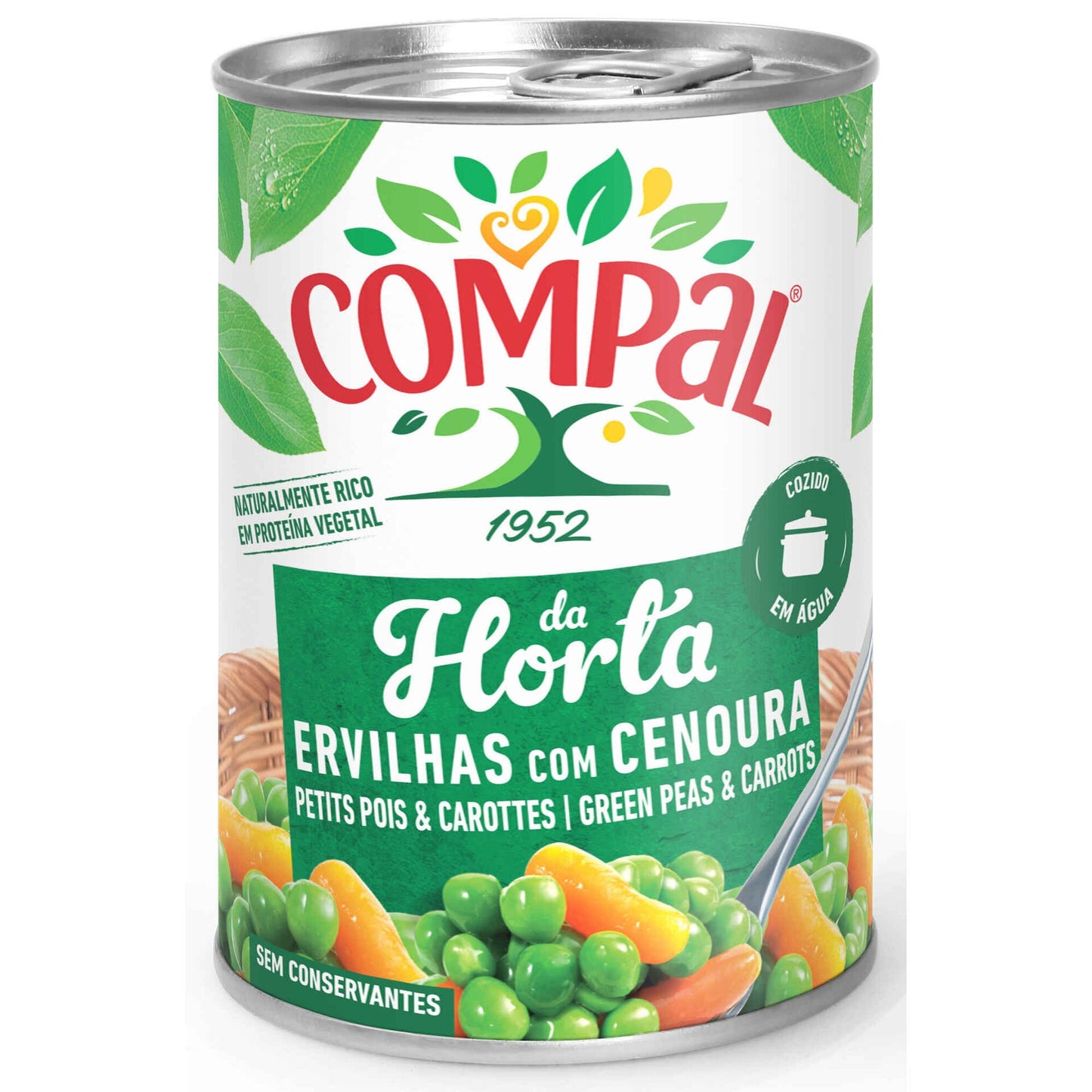 compal da horta garden peas and carrots 410g one of your 5 a day gluten free british family vegetables