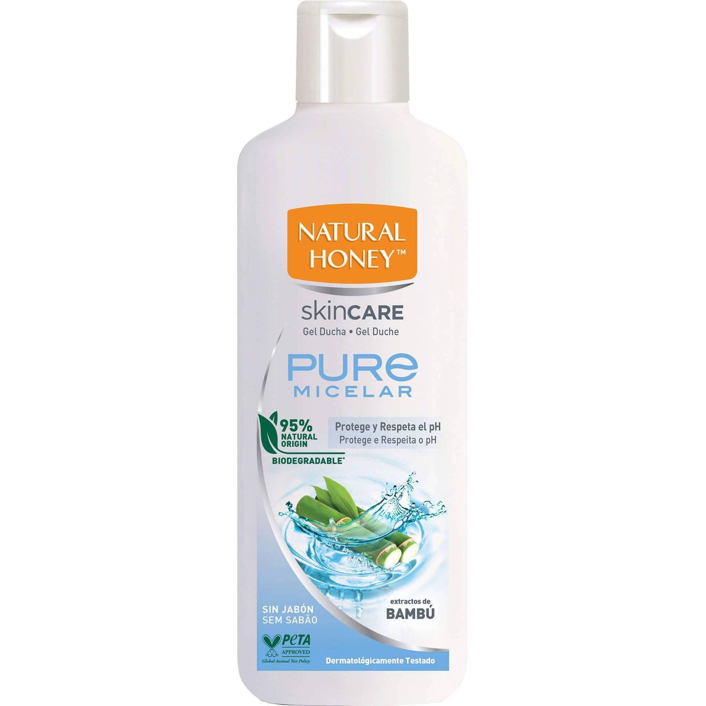 derma care micellar purifying natural honey shower gel 650ml body wash honey skin care family bathroom essential