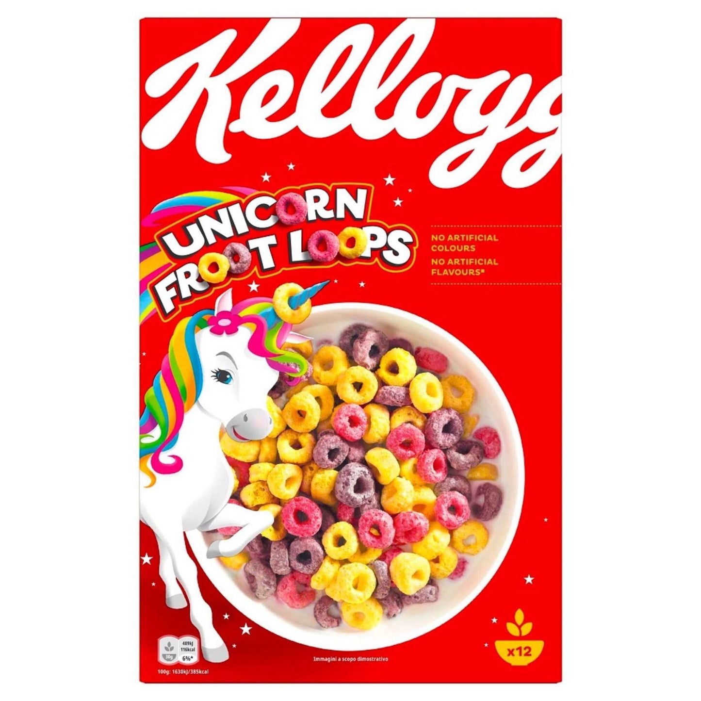 froot loops cereal 375g kelloggs colourful fruity loops breakfast cereal