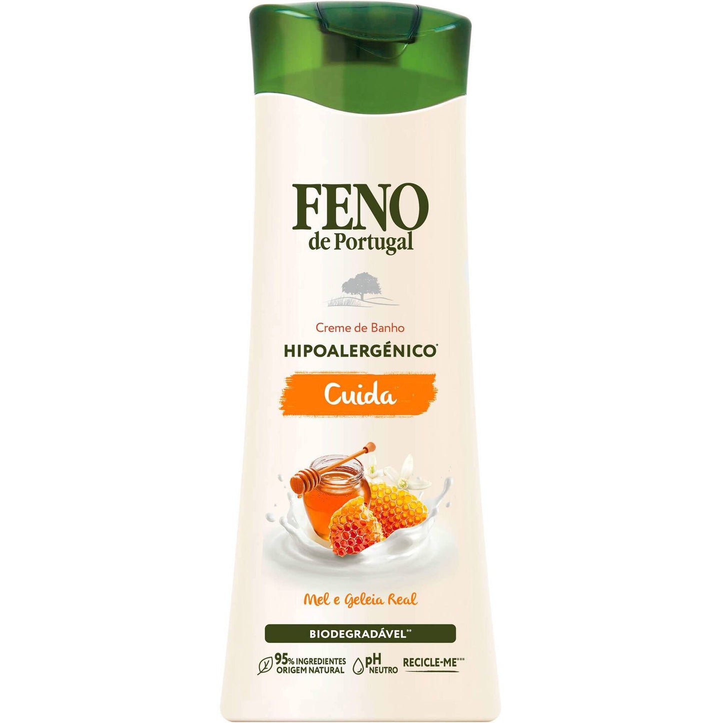 hypoallergenic honey royal jelly and hay shower cream 650ml sensitive skin body wash moisturizing family bath care