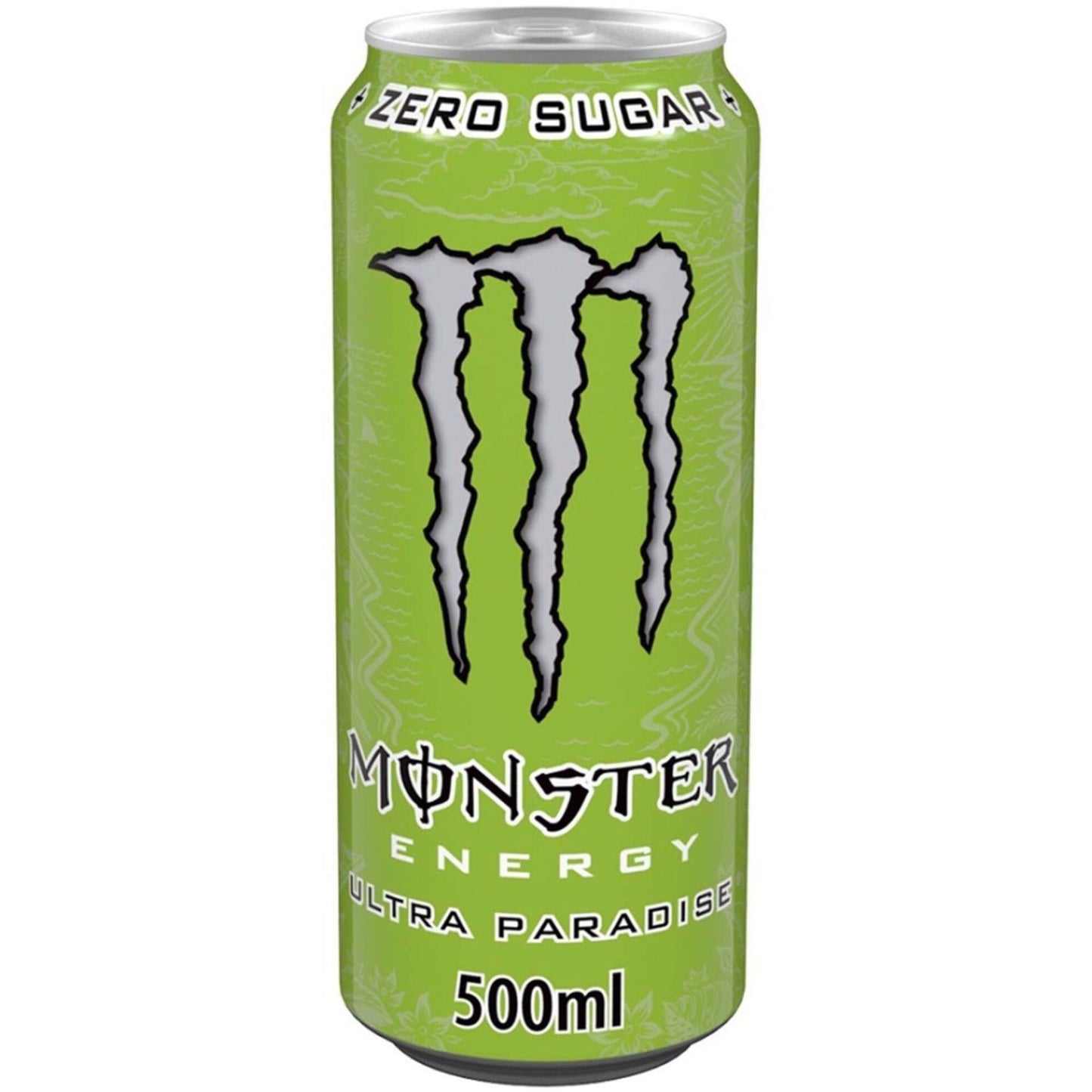 monster ultra paradise zero sugar 500ml energy drink tropical fruit can