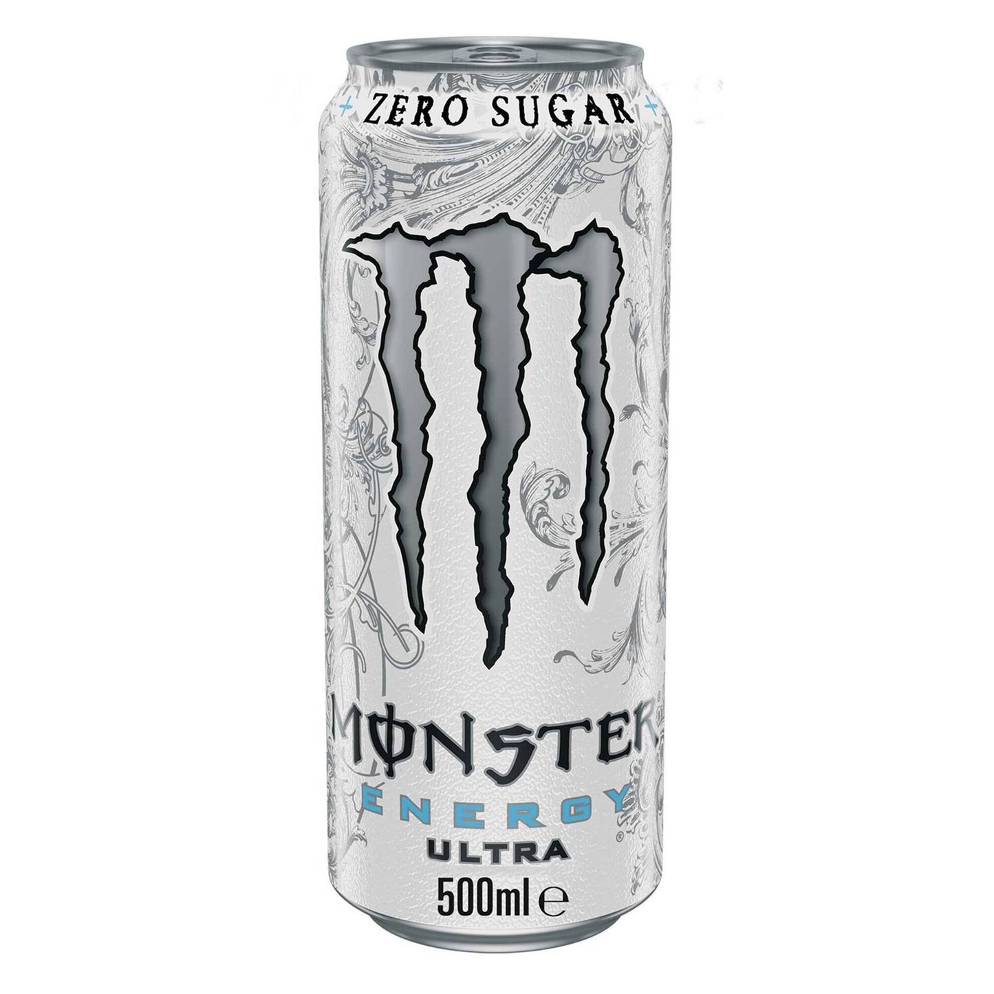 monster ultra white energy drink 500ml zero sugar citrus energy drink can