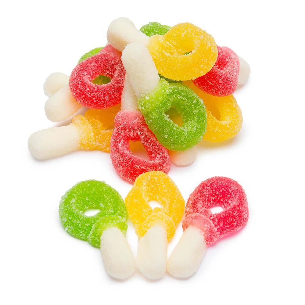pacifier gummies by weight – sugar coated jelly sweets pick n mix candy