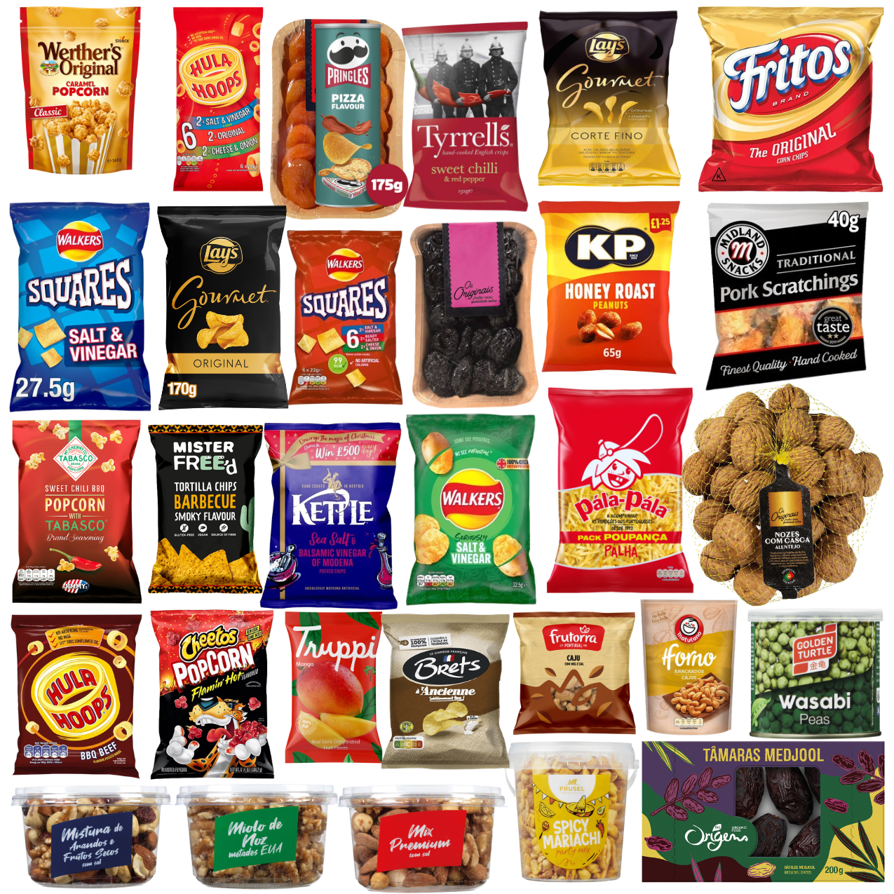 Chips, Popcorn & Snacks