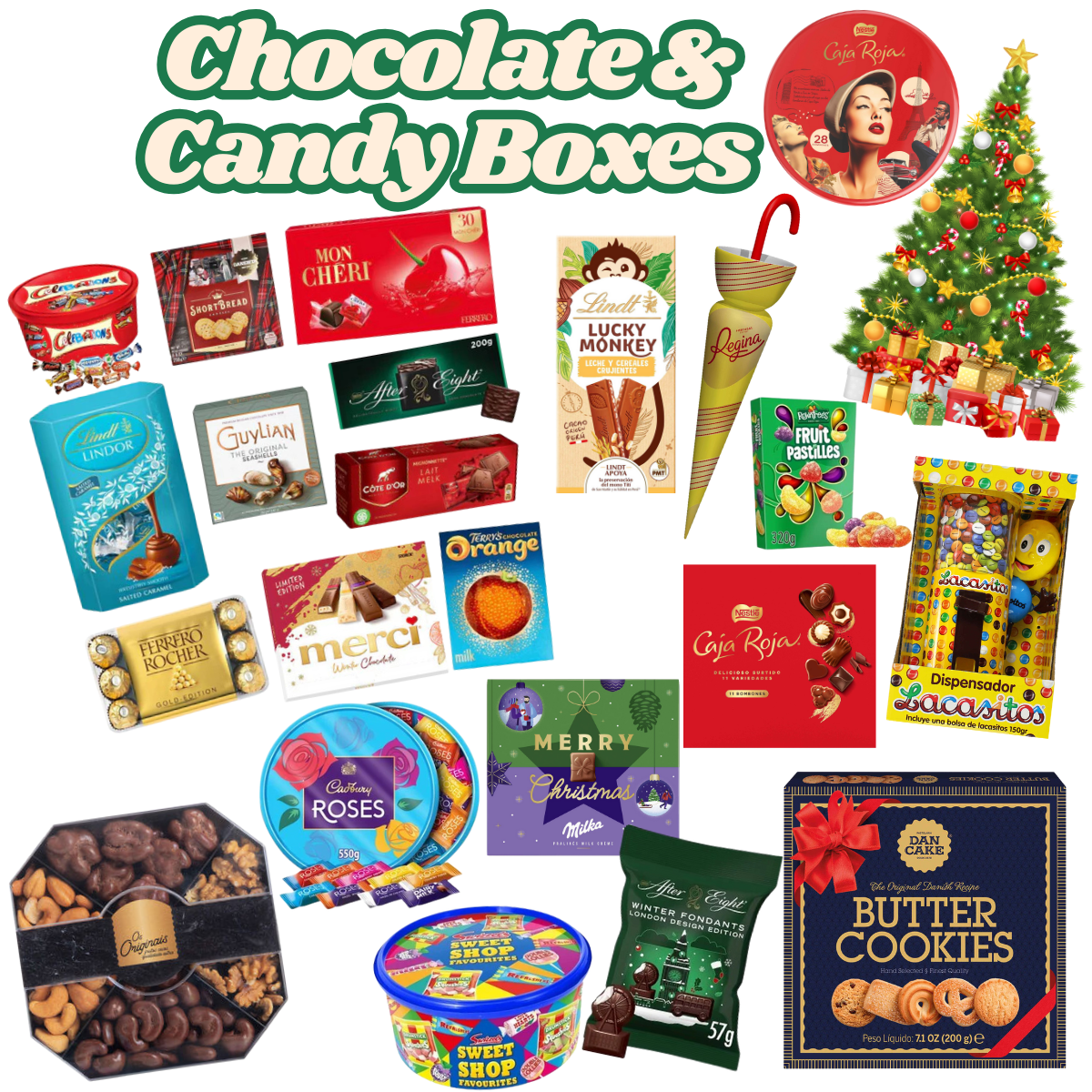 Chocolate and Candy Boxes – Festive Gift Selections and Sweet Treats ...