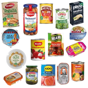 Tinned, Canned & Preserved Foods