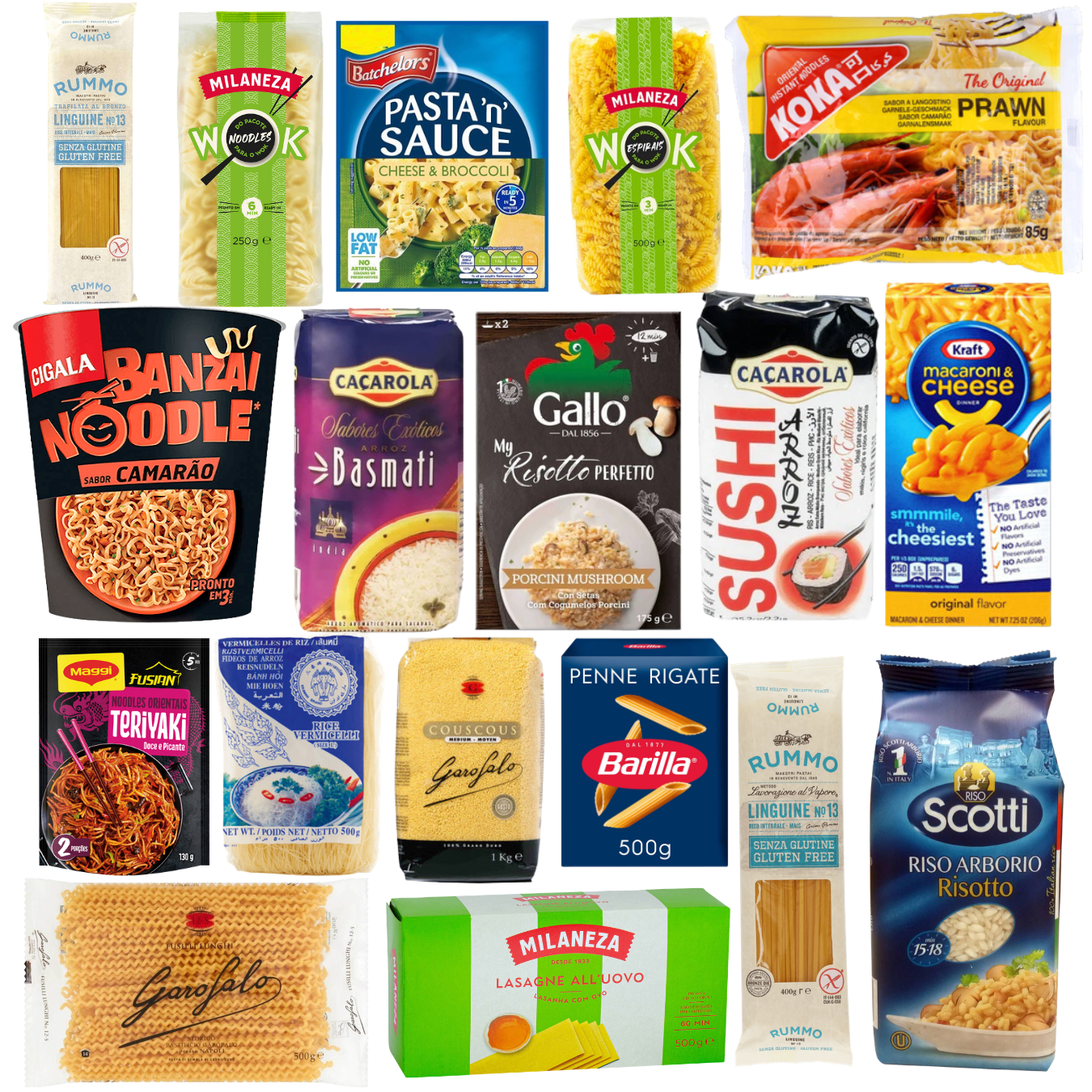 Rice, Pasta, Noodles & Grains