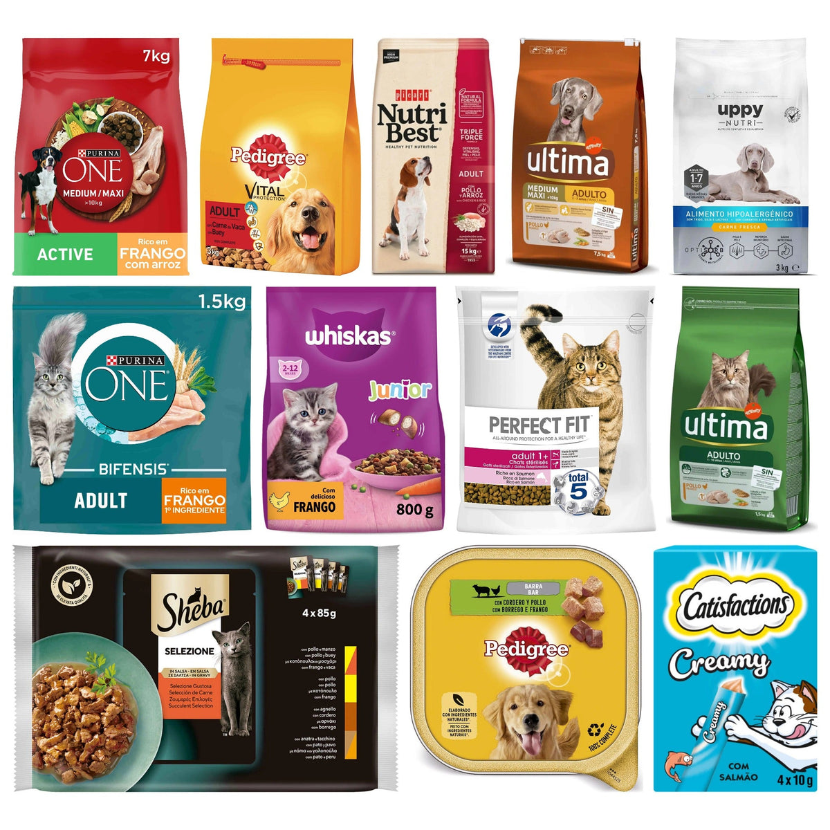 Purina One, Pedigree, Whiskas, Perfect Fit, Sheba and other dog and cat food