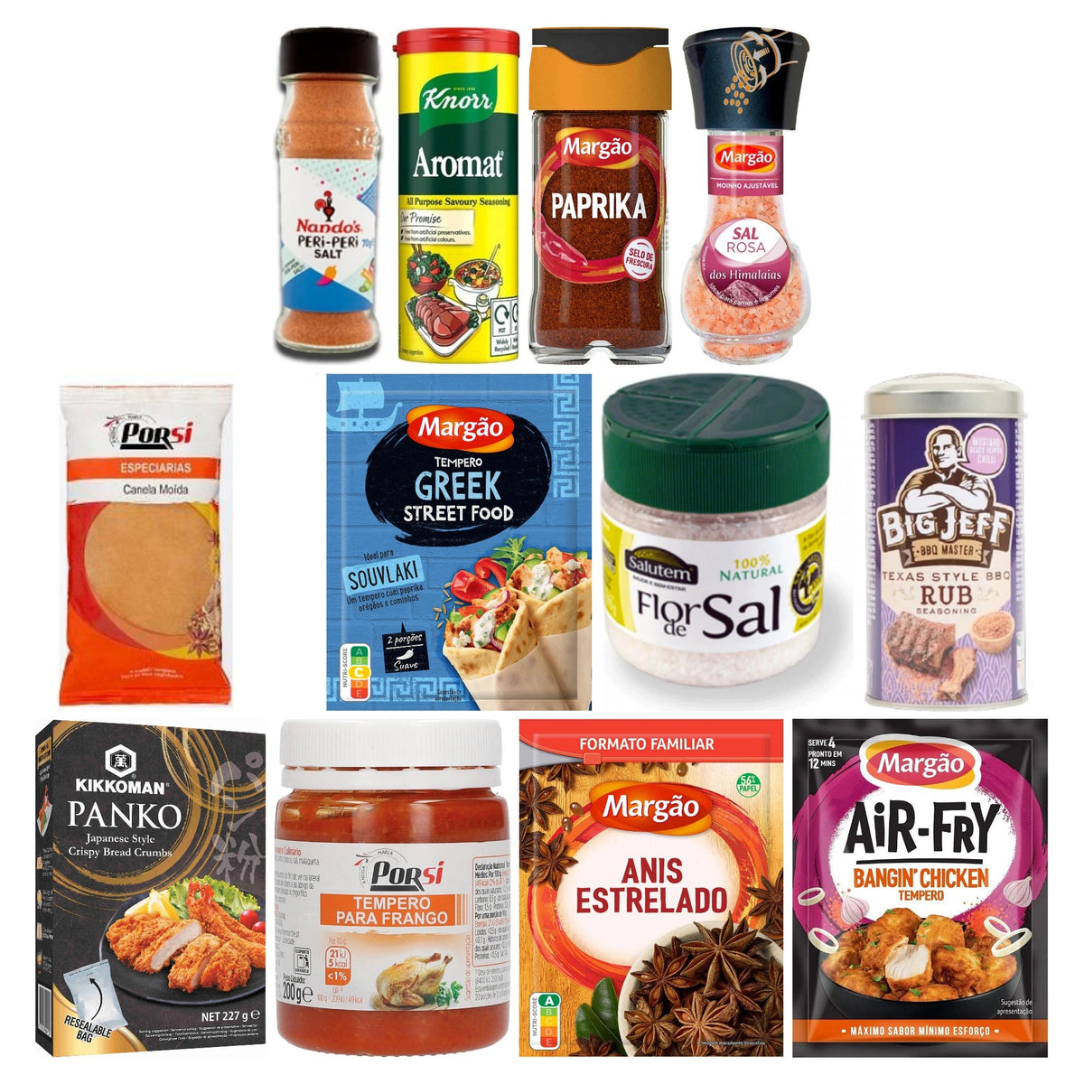 Spices, herbs, seasonings and salt at Yum Biltong