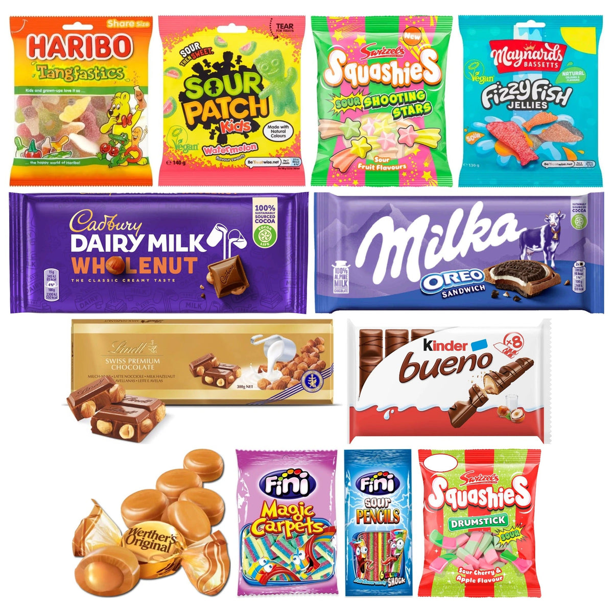 Sweets and chocolate from Cadbury, Milka, Lindt, Haribo and more at Yum Biltong