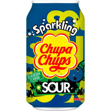 Chupa Chups Sparkling Sour Blueberry 345ml