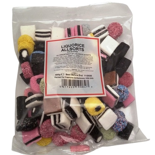 Alcaçuz Allsorts 400g Pacote XXL