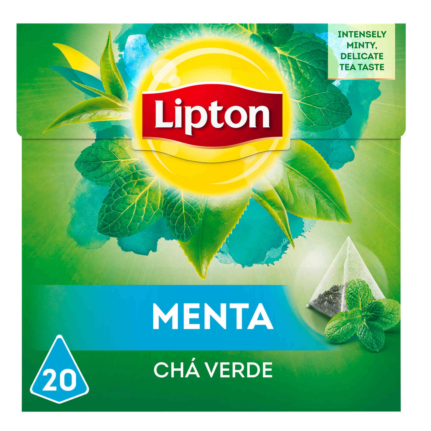 Green Tea and Mint Pyramid Sachets Lipton 20 units