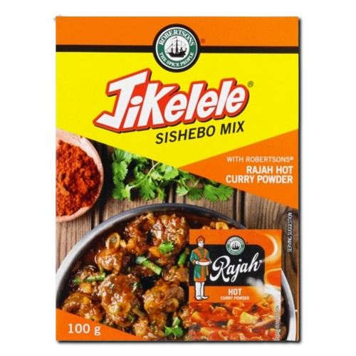 Jikelele Sishebo Mix com Rajah Hot Curry 100g