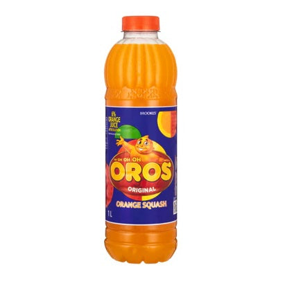 Oros Orange Squash Brookes 1L