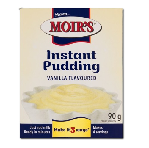 Instant Puddings Vanilla 90g Moirs