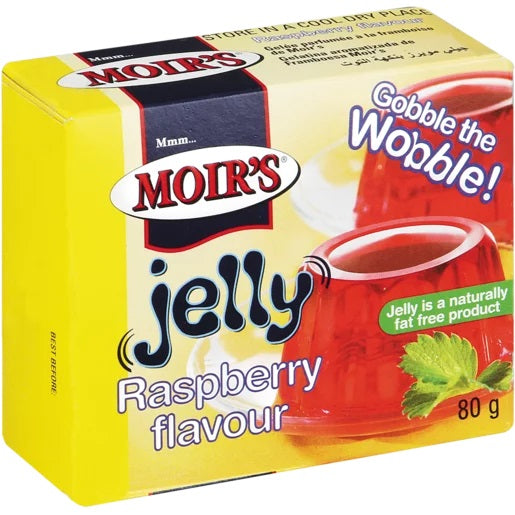 Moir's Jelly Raspberry 80g