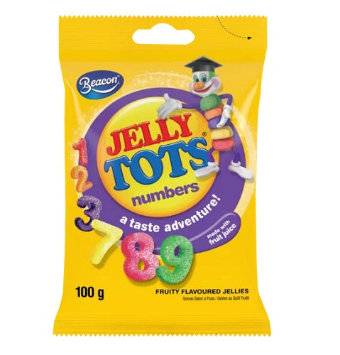 Jelly Tots Lick 'N Learn Numbers 100g