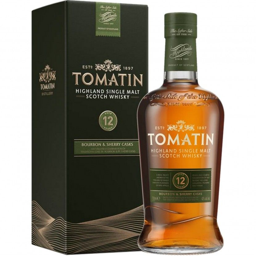 Tomatin Malt Whisky 12 Years 700ml 43%Alc