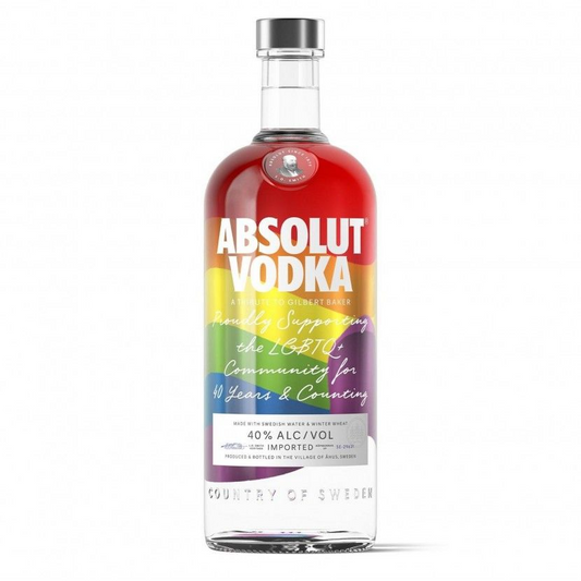 Absolut Rainbow Edition Vodka 700ml 40%Alc