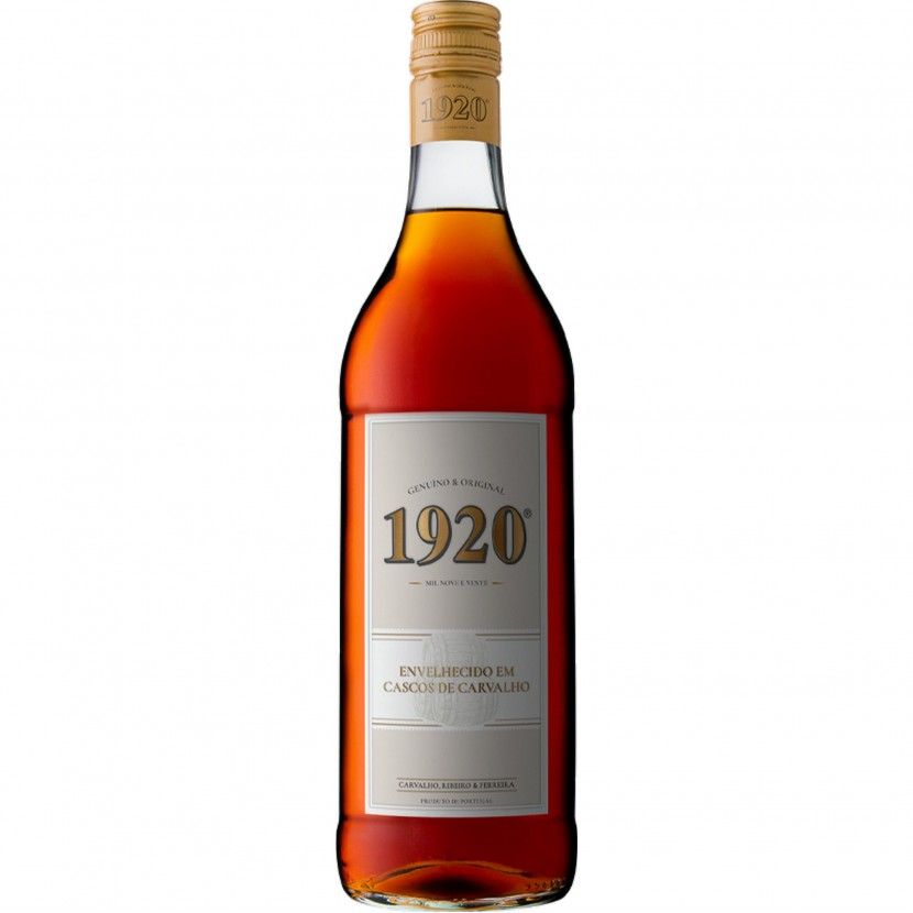 1920 Brandy 700ml 40% ABV classic Portuguese brandy Carvalho Ribeiro and Ferreira for sipping after dinner and traditional brandy serves