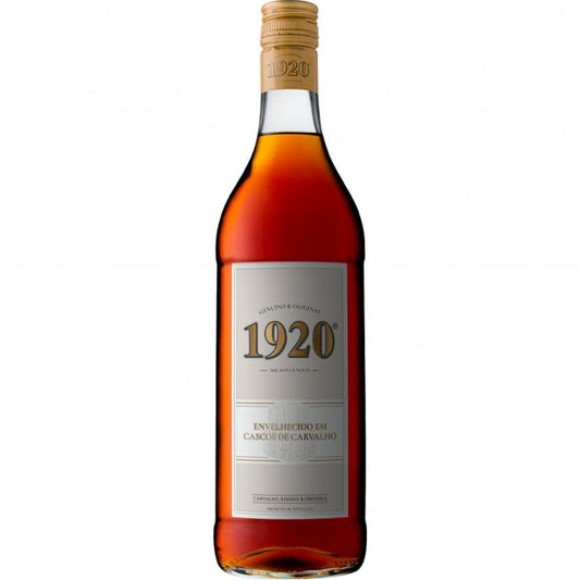 1920 Brandy 700ml 40% ABV classic Portuguese brandy Carvalho Ribeiro and Ferreira for sipping after dinner and traditional brandy serves