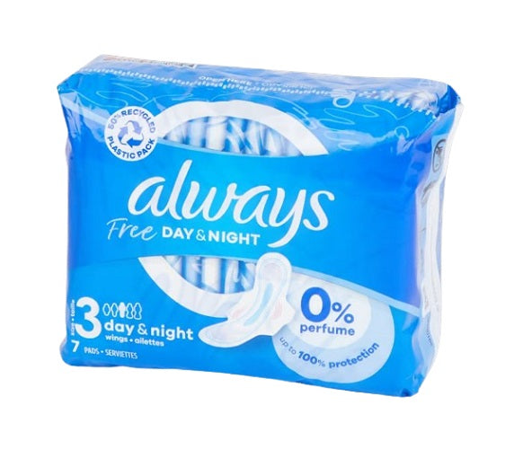 Always Free Day & Night Size 3 Pack of 7