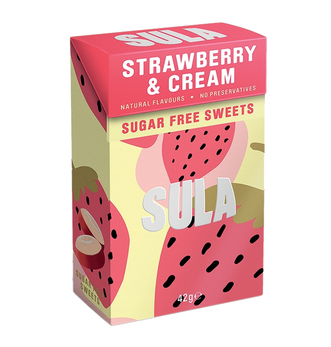 Sula Sugar Free Strawberry & Cream 42g