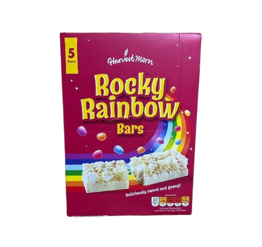 Rocky Rainbow Marshmallow Cereal Bars 5x24g