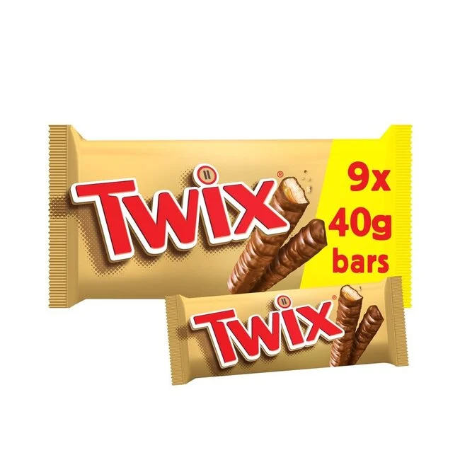 Twix Twin Bars 9 Units 360g