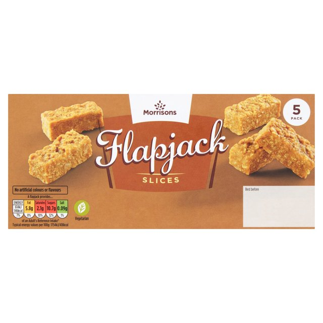 Morrisons Flapjack Cake Bars 5 per pack