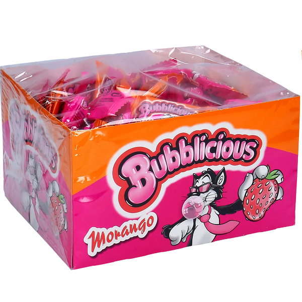 Bubblicious Strawberry Chewing Gums per Box