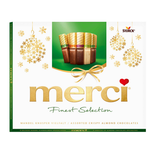 Crispy Almonds Chocolate Bonbons Merci 250g