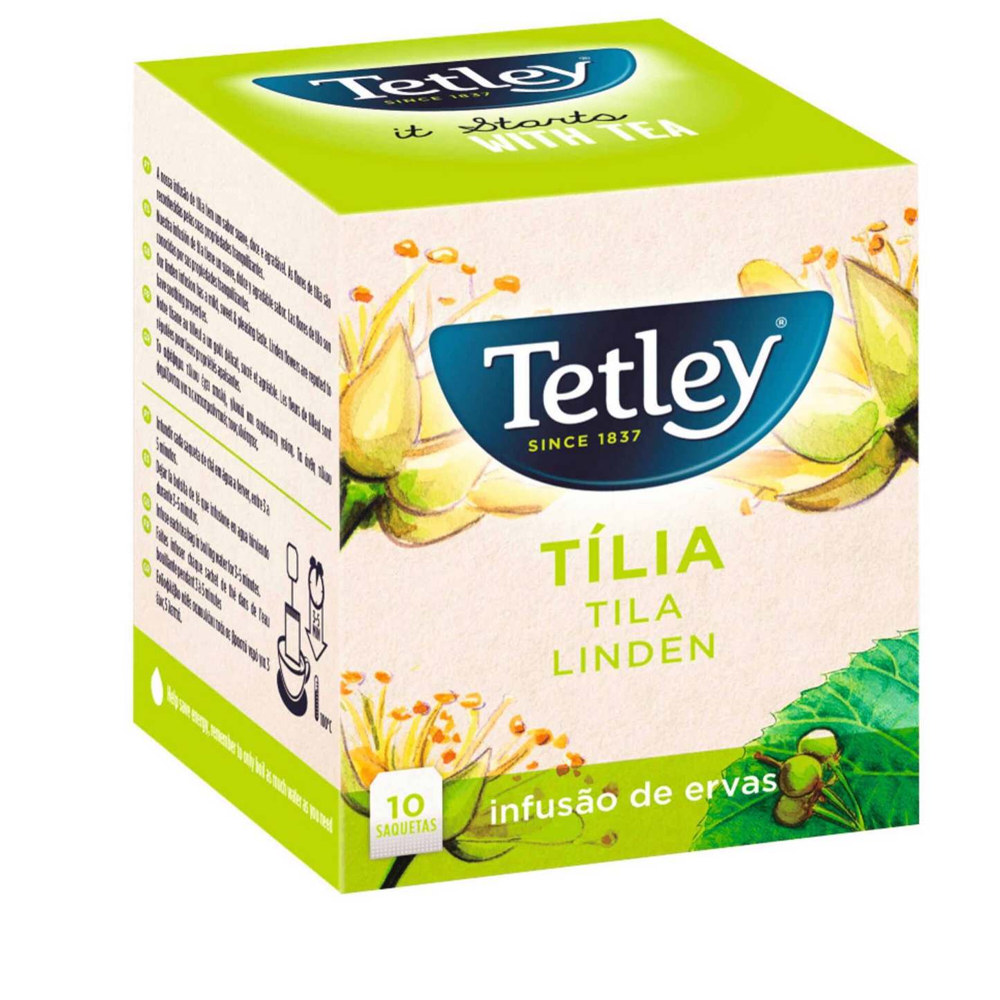 Linden Infusion Sachets Tetley 10 units