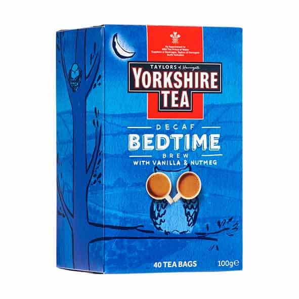 Yorkshire Tea Decaf Bedtime 40 Units Taylors of Harrogate