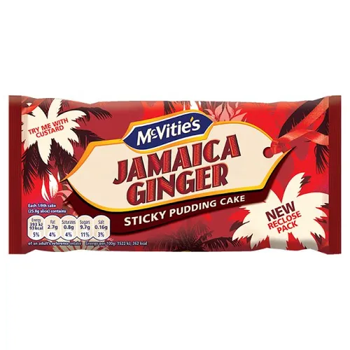 Jamaica Ginger Pudding Cake McVitie's 206g