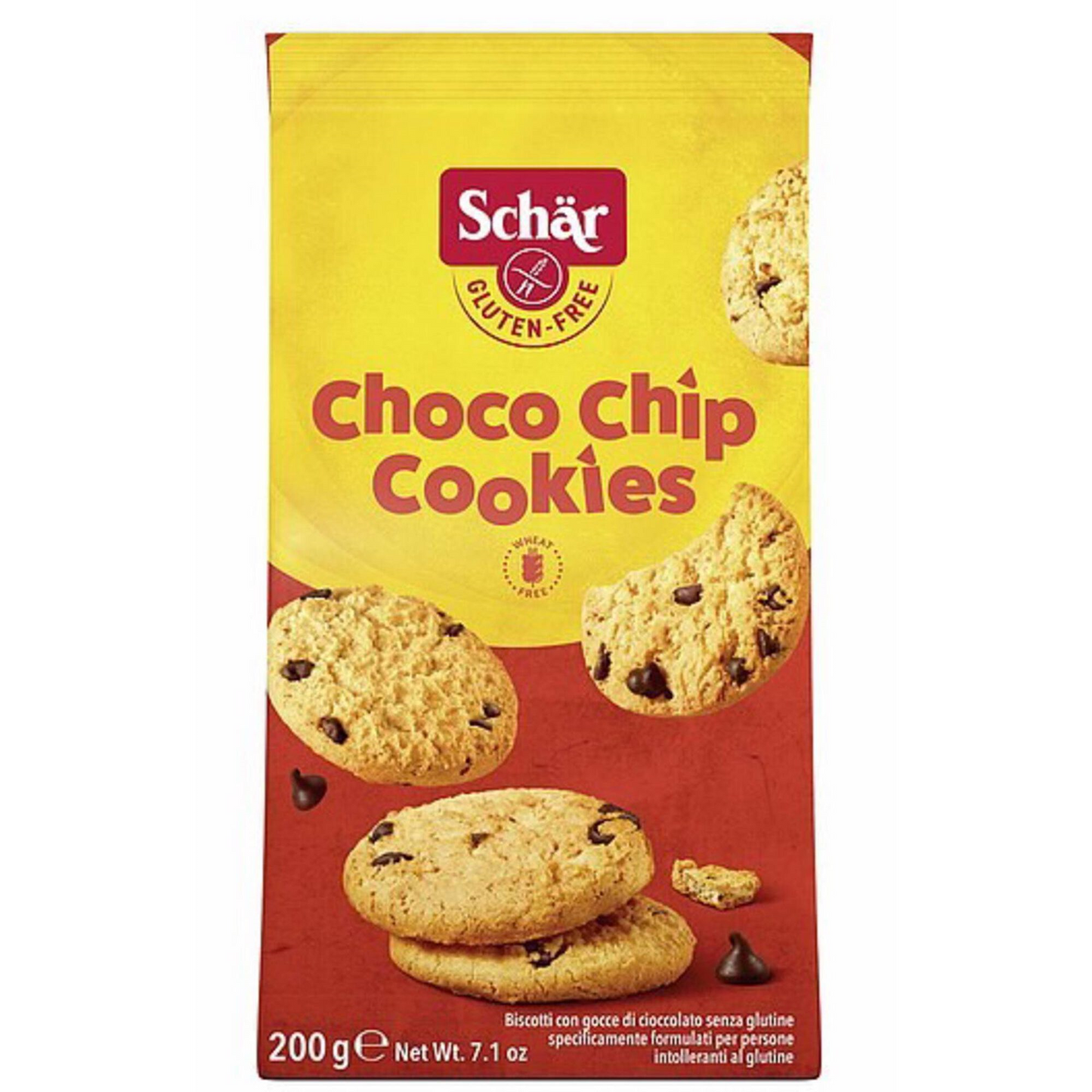 Gluten Free Choco Chip Cookies Schär 200g