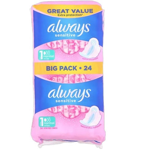 Always Sensitive Big Pack 24 Size 1
