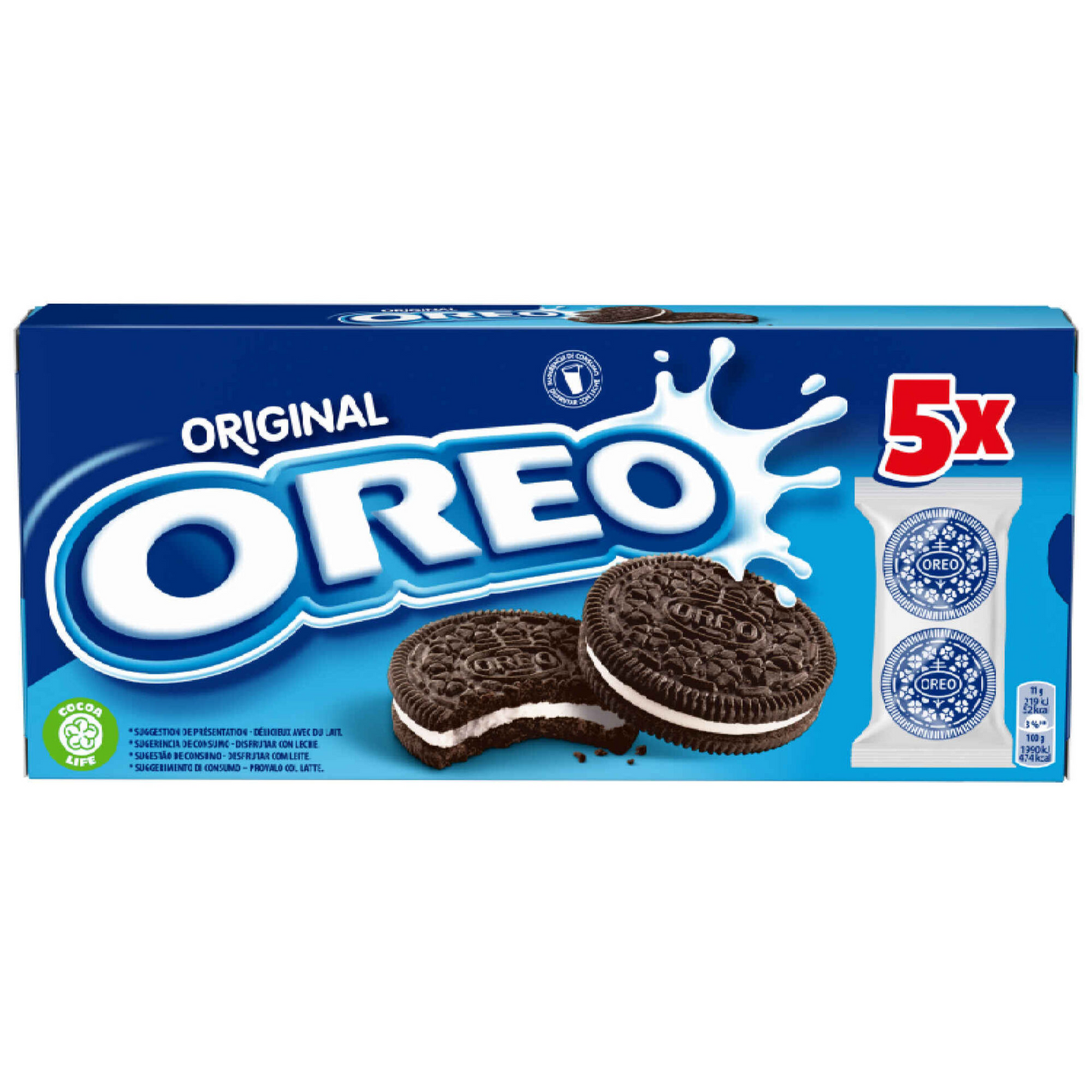 Oreo Chocolate with Cream Filling 220g 5 units