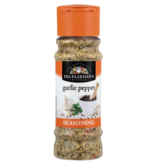 Ina Paarman Garlic Pepper Seasoning 200ml