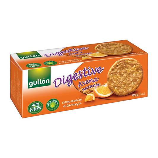 Oatmeal and Orange Digestive Cookies Gullón 425g