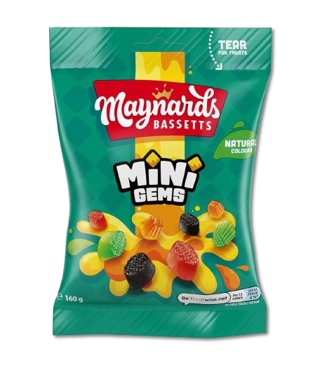 Maynards Bassetts Mini Gems 130g