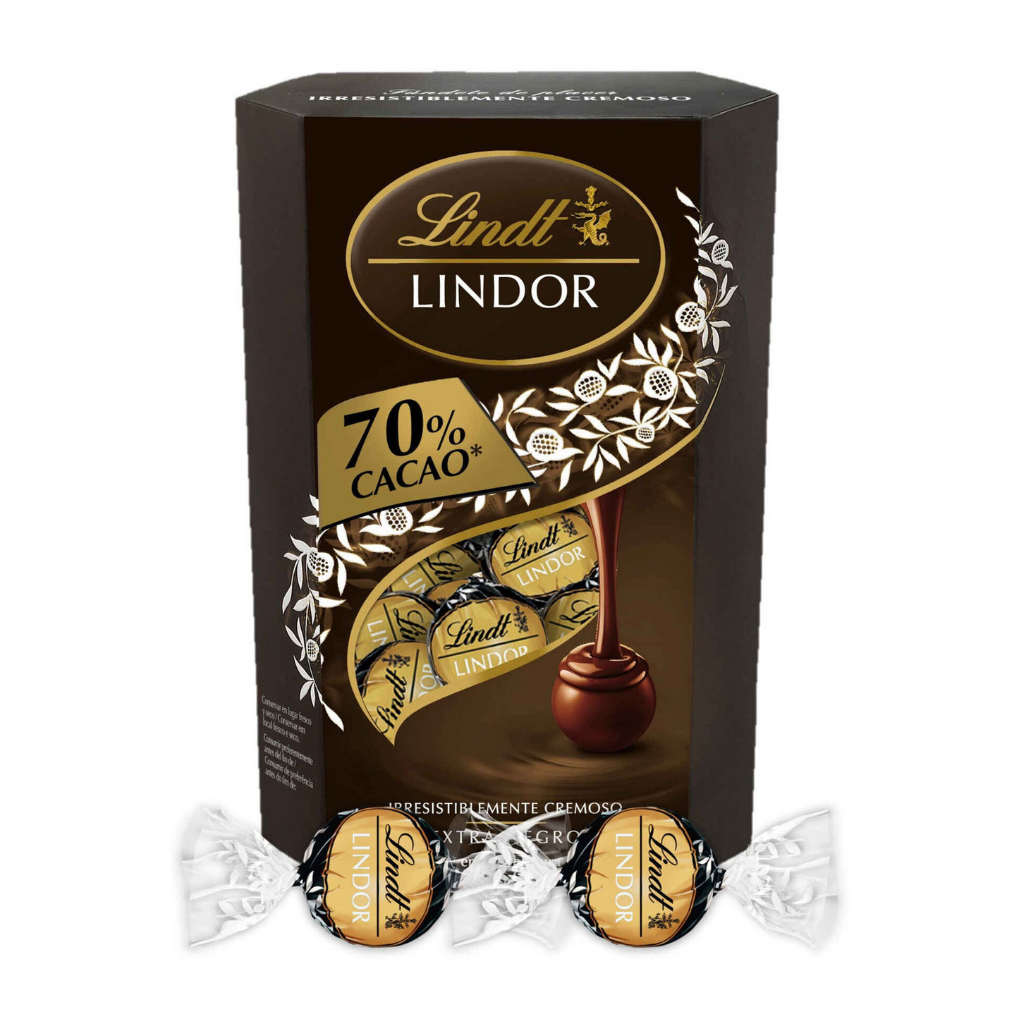 Lindor Dark Chocolate Bonbons 70% Lindt 200g