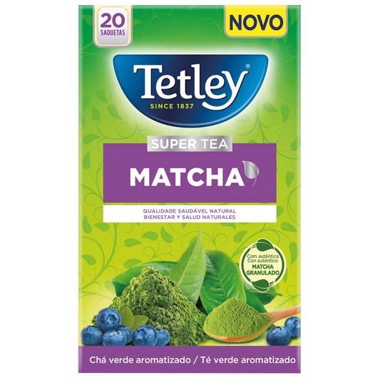 Green Tea Blueberry and Matcha Tetley 20 units