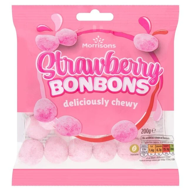 Strawberry Bon Bons 200g Morrisons