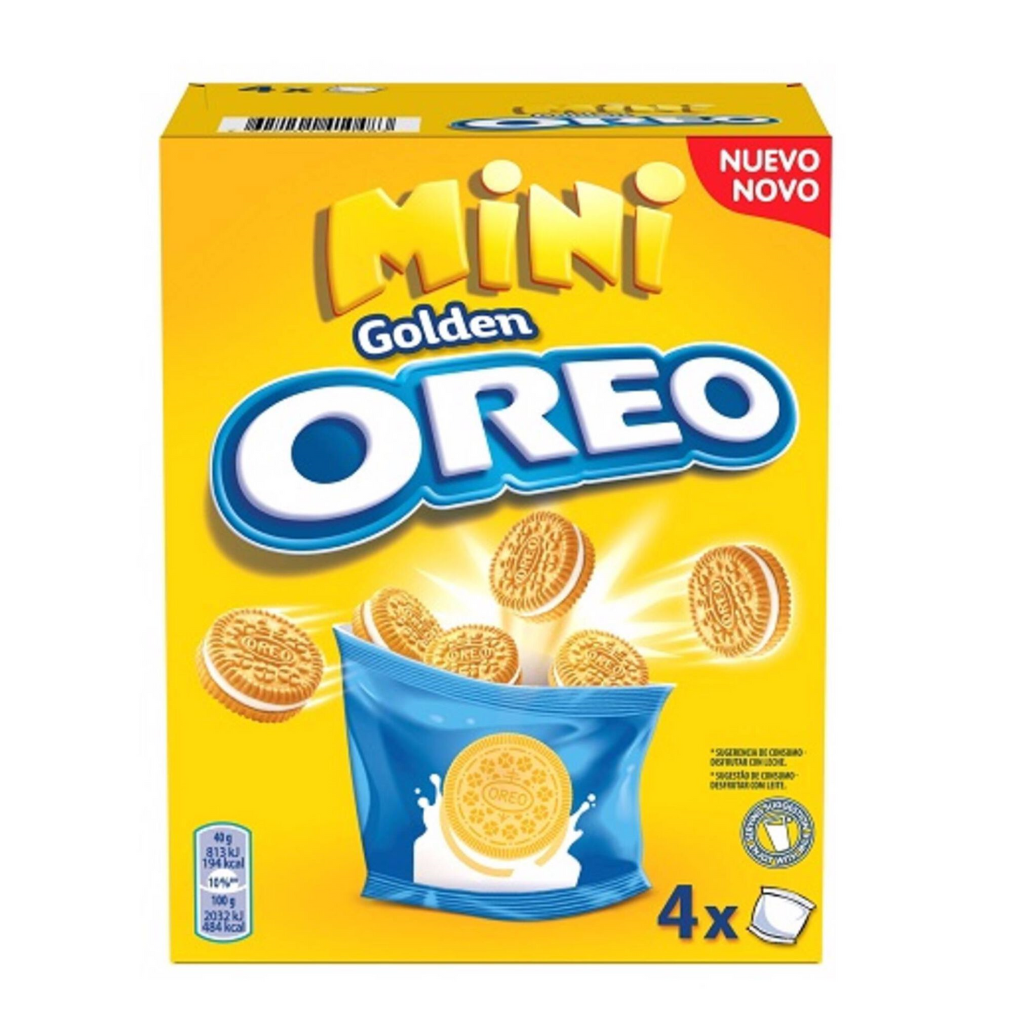 Oreo Golden Mini Cream Filled Cookies 160g