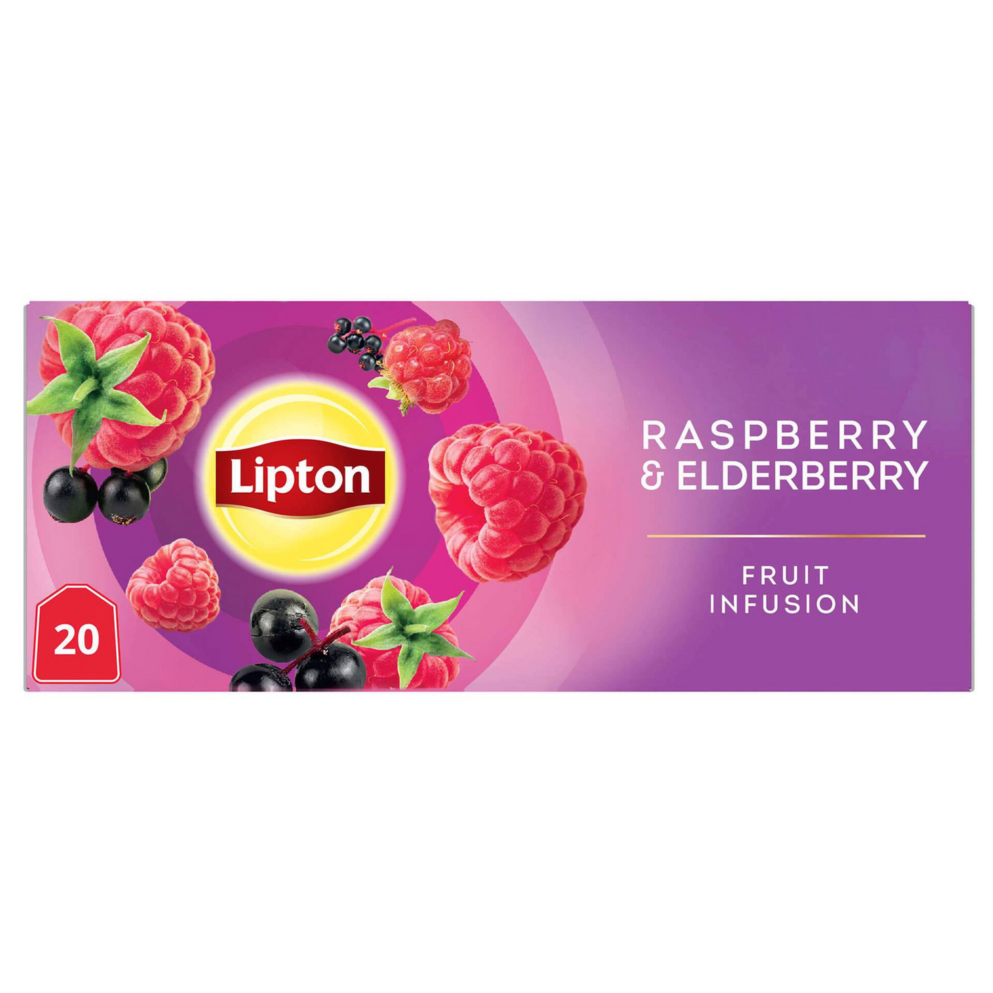 Raspberry Elderberry Infusion Sachets Lipton 20 units